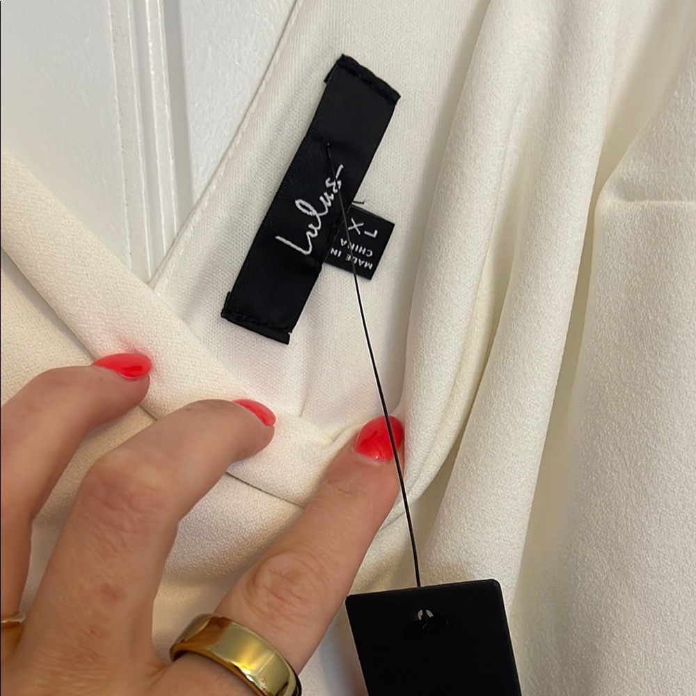 Lulu's White Midi Dress - Picture 2 of 3